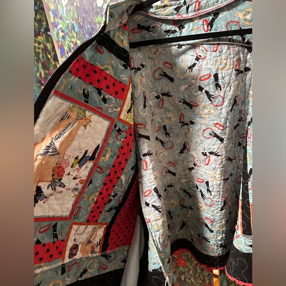 BEAUTY UPCYCLED Quilt Coat 1960 Barbie Glamour Inspired - Picture 9 of 11